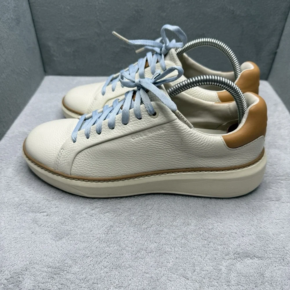 Cole Haan GrandPro Topspin Golf Shoes Women's 8.5M White Leather W32901